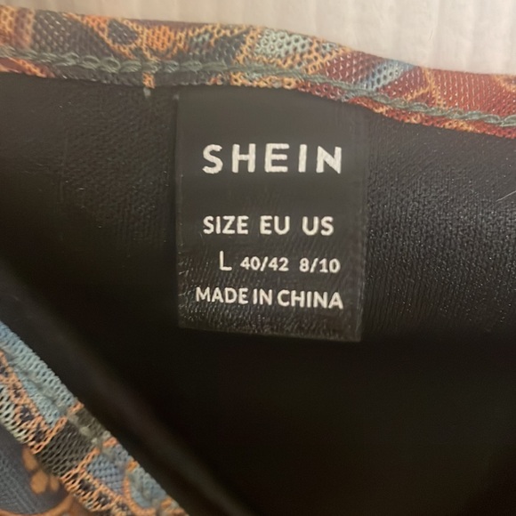 Shrub Sun Boho Hippie Spaghetti Strap Dress-Large - Picture 8 of 8